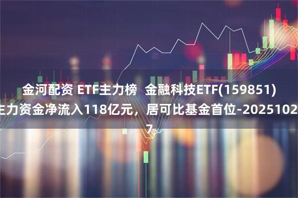 金河配资 ETF主力榜  金融科技ETF(159851)主力资金净流入118亿元，居可比基金首位-20251027